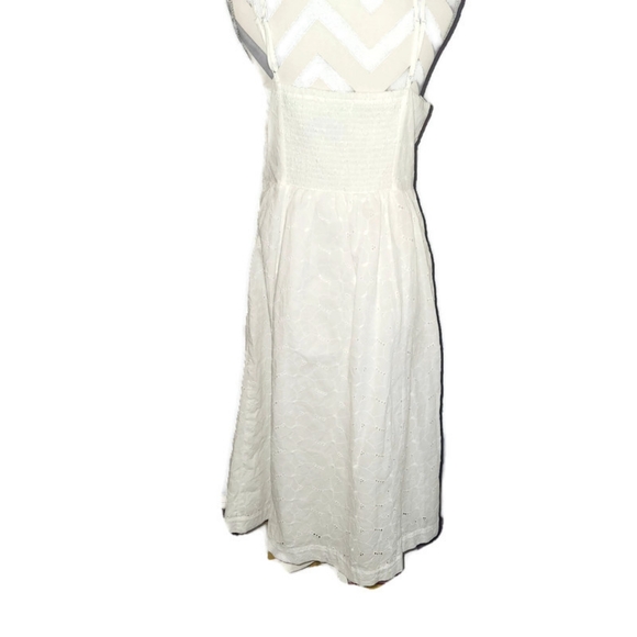 A New Day White Eyelet Midi Sundress Medium NWT - Picture 6 of 14